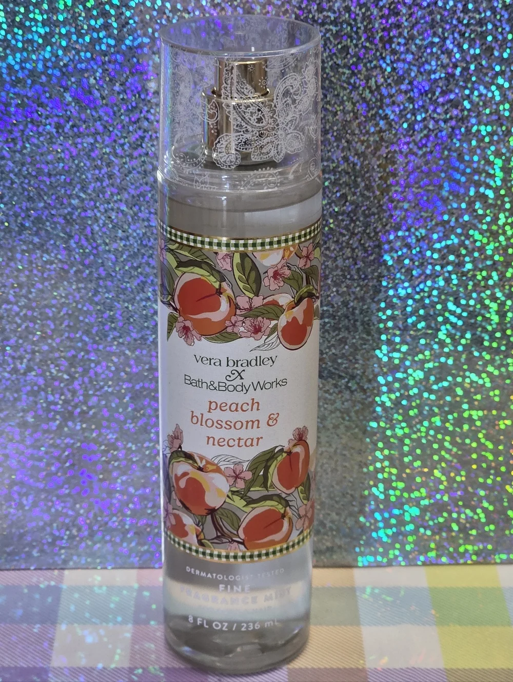 Bath Body Works Vera Bradley Peach Blossom Nectar Body Wash & Mist Set New RARE